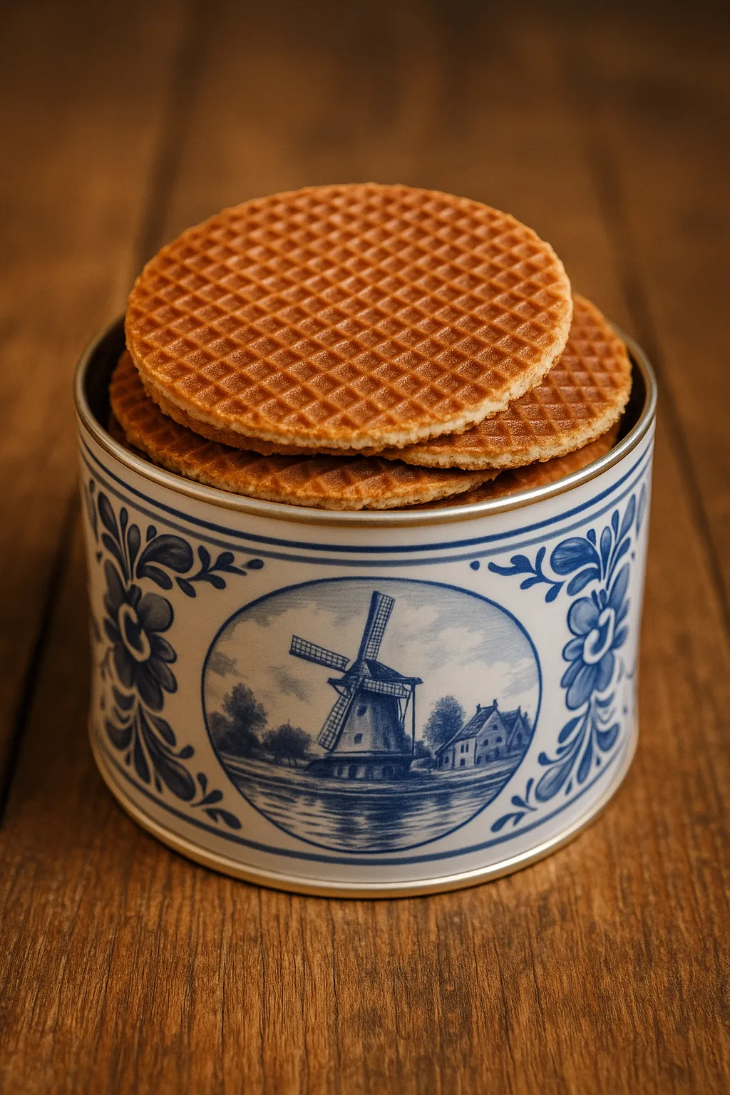 Stroopwafels in een vintage blik – tips om stroopwafels langer vers te houden